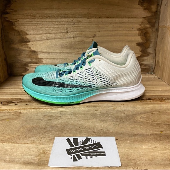Nike zoom elite 9 bone aqua running sneakers shoes - Picture 3 of 8